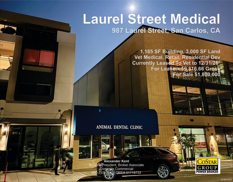 Primary Photo Of 987 Laurel St, San Carlos Veterinarian Kennel For Sale