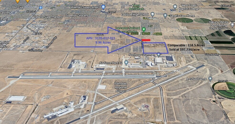 Primary Photo Of 0 30th, Palmdale Land For Sale