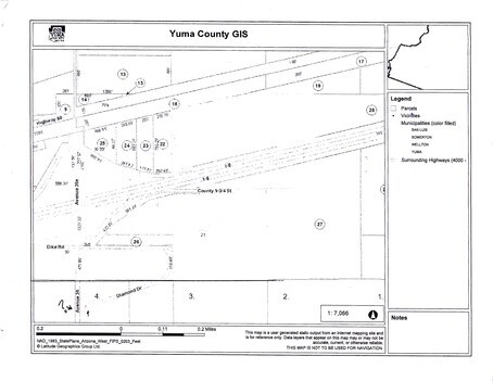 More Photos Of S 36E, Wellton Land For Sale