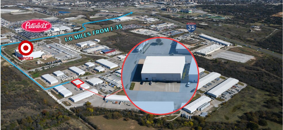 More Photos Of 3540 Shelby Ln, Denton Warehouse For Lease