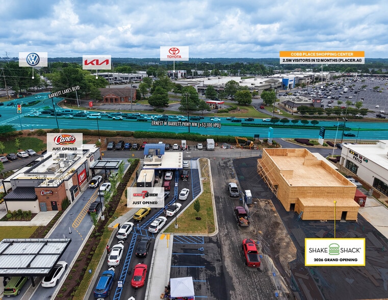 More Photos Of 845 Ernest W Barrett Pky NW, Kennesaw Fast Food For Sale
