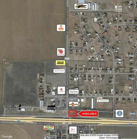 Primary Photo Of I-40 & Simmons St/FM 2381, Bushland Land For Sale