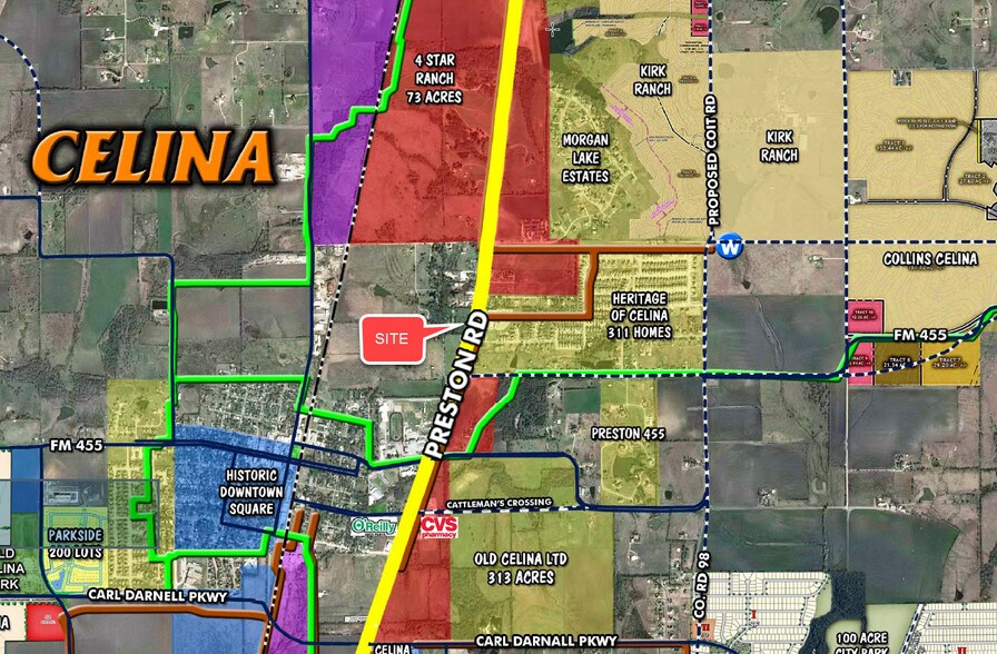 More Photos Of 520 N Preston Rd, Celina Land For Sale