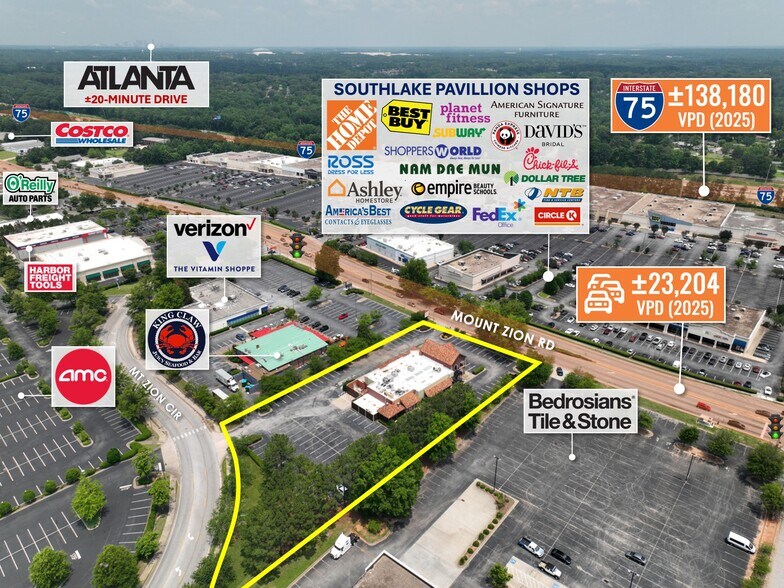 More Photos Of 1971 Mount Zion Rd, Morrow Restaurant For Sale