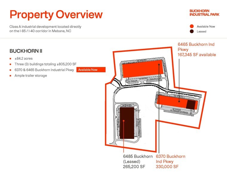 More Photos Of 6465 Buckhorn Industrial Pky, Mebane Unknown For Lease