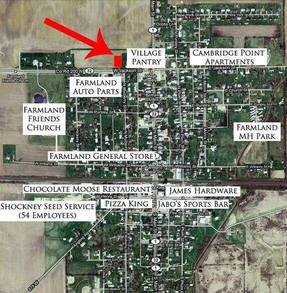 More Photos Of 202 W Jackson St, Farmland Freestanding For Sale