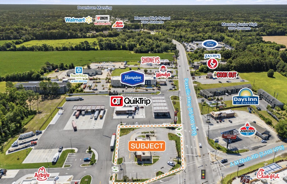 More Photos Of 2896 Paxville Hwy, Manning Fast Food For Sale