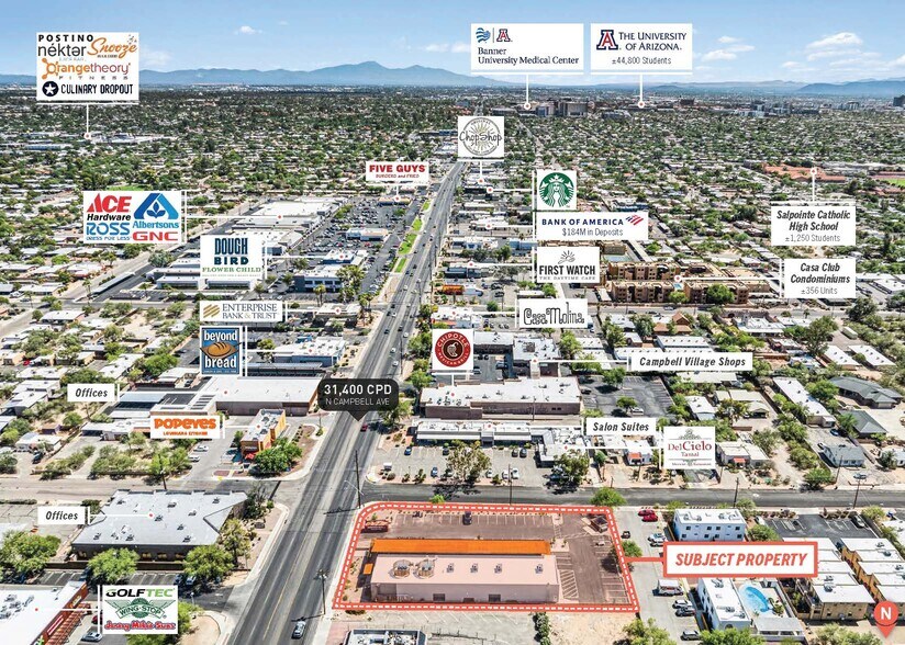 More Photos Of 3105 N Campbell Ave, Tucson Storefront For Sale