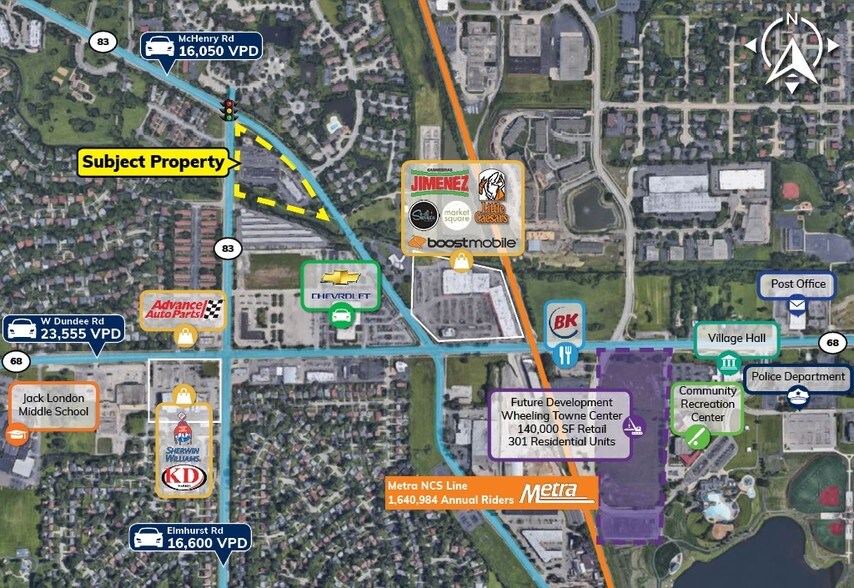 More Photos Of 250-294 Mchenry Rd, Wheeling Unknown For Lease