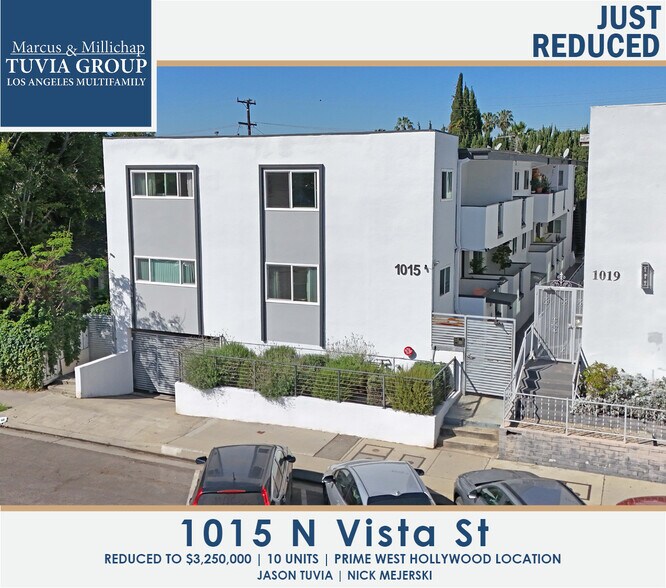 Primary Photo Of 1015 N Vista St, West Hollywood Apartments For Sale