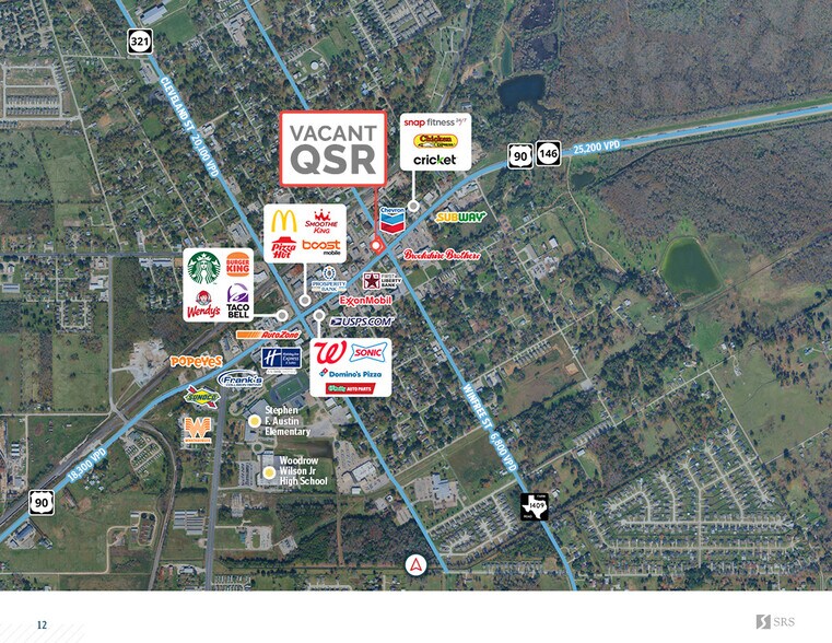 More Photos Of 208 US-90 Hwy, Dayton Fast Food For Lease