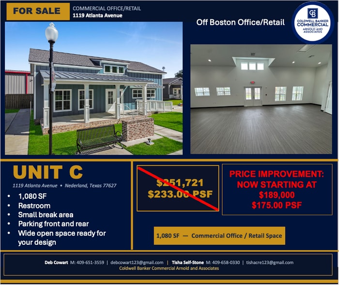 Primary Photo Of 1119 Atlanta Ave, Nederland Office For Sale
