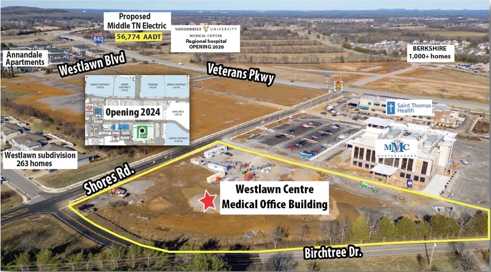 More Photos Of Shores Road & Birchtree Dr., Murfreesboro Medical For Lease