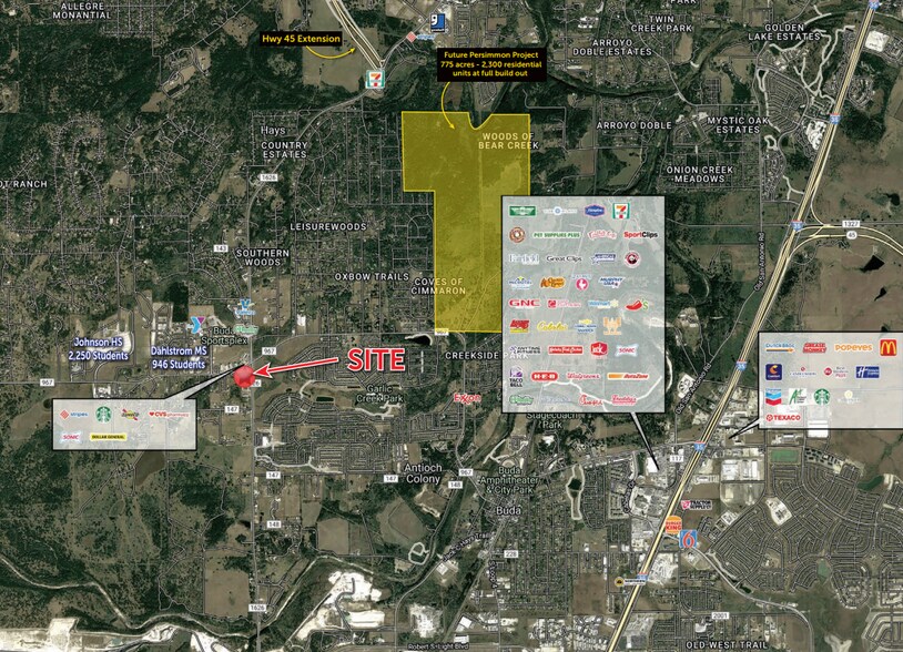 More Photos Of FM 1626 & FM 967, Buda Storefront For Lease