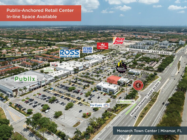 More Photos Of NWC Flamingo Rd And Miramar Pky, Miramar Unknown For Lease
