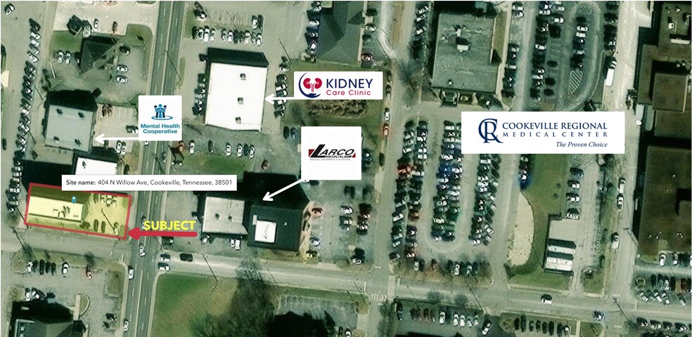 More Photos Of 404 N Willow Ave, Cookeville Office For Sale