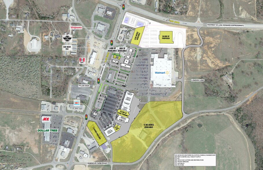 More Photos Of 1301-1425 Southern Hills Ctr, West Plains Freestanding For Lease