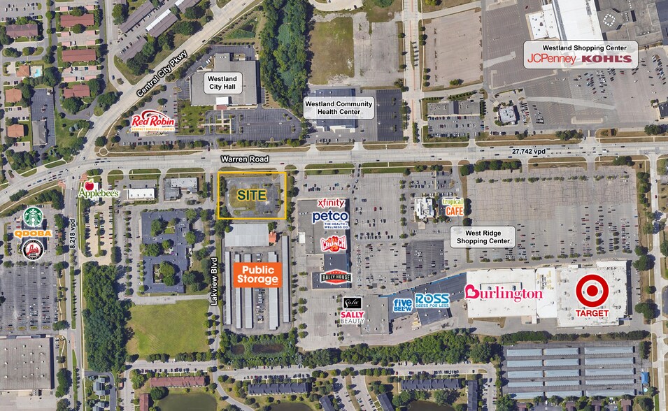 Primary Photo Of 36101 Warren Rd, Westland Land For Sale
