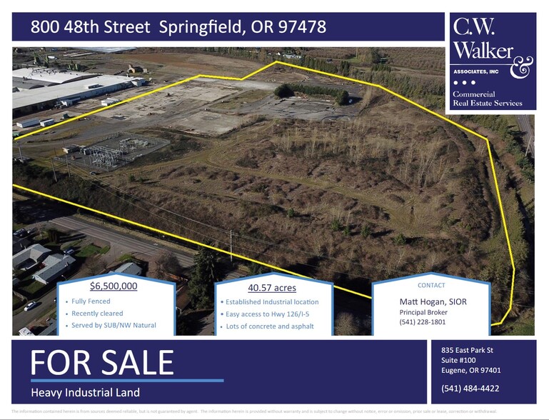 Primary Photo Of 800 48th St, Springfield Land For Sale