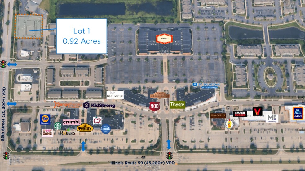 Primary Photo Of NWC Route 59 & 95th St, Naperville Land For Lease