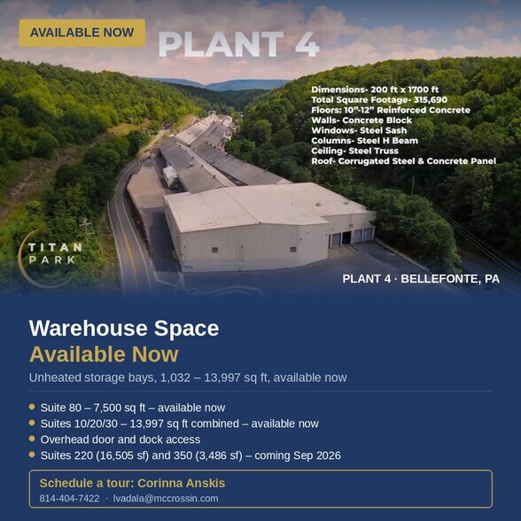 More Photos Of 2000 Axemann Rd, Bellefonte Warehouse For Lease