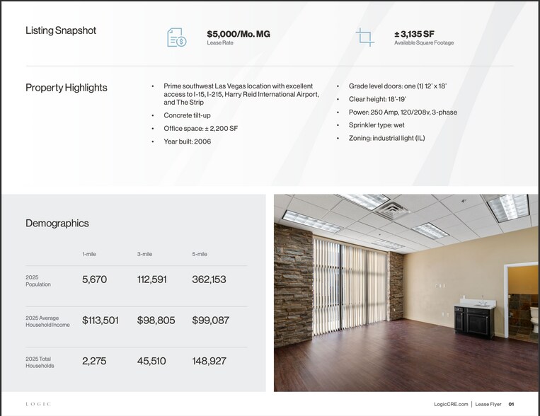 More Photos Of 5178 W Patrick Ln, Las Vegas Warehouse For Lease
