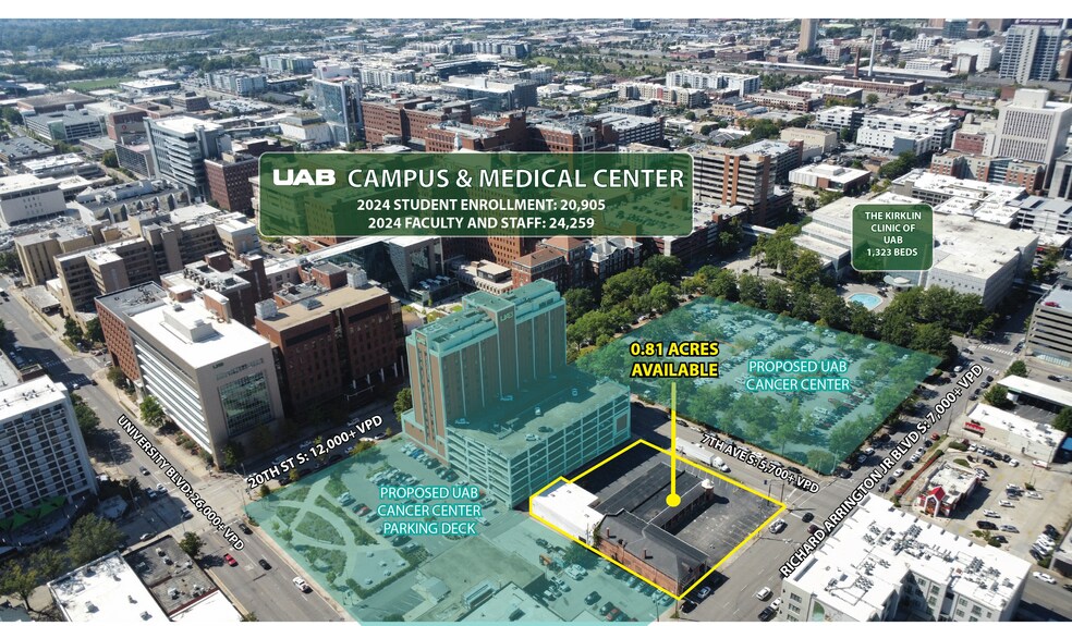 Primary Photo Of 700 Richard Arrington Jr Blvd S, Birmingham Land For Lease