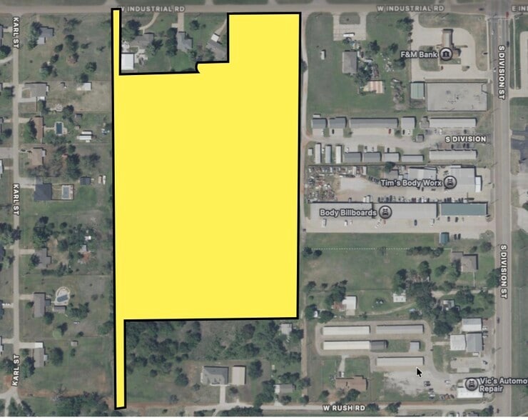 Primary Photo Of 305 Industrial rd, Guthrie Land For Sale