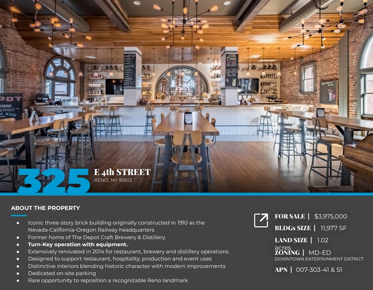 More Photos Of 325 E 4th St, Reno Restaurant For Sale