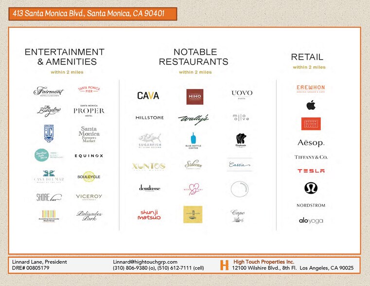 More Photos Of 401-415 Santa Monica Blvd, Santa Monica General Retail For Lease