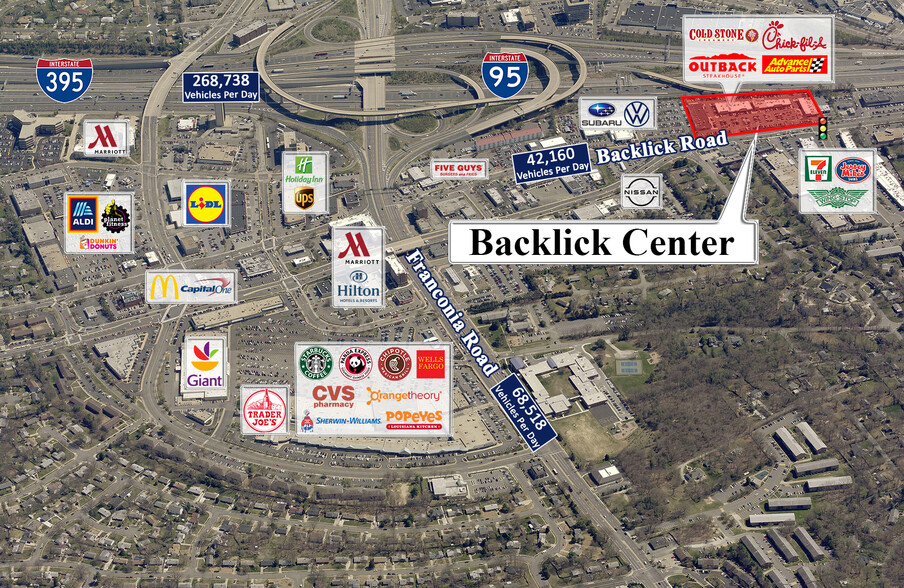 Primary Photo Of 6651 Backlick Rd, Springfield General Retail For Lease