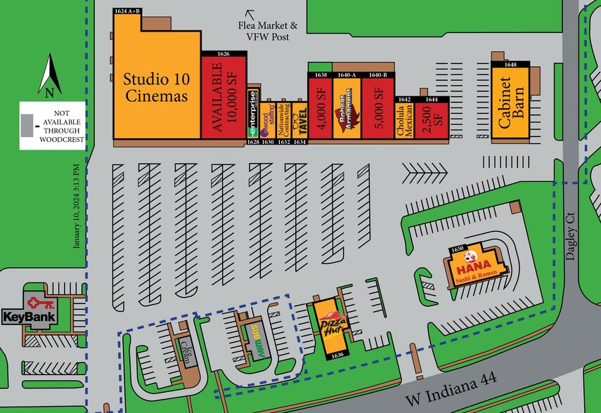 More Photos Of 1624-1644 E State Road 44, Shelbyville Unknown For Lease