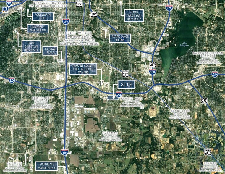 More Photos Of Forest Hill Cir @ Wichita St, Forest Hill Land For Sale
