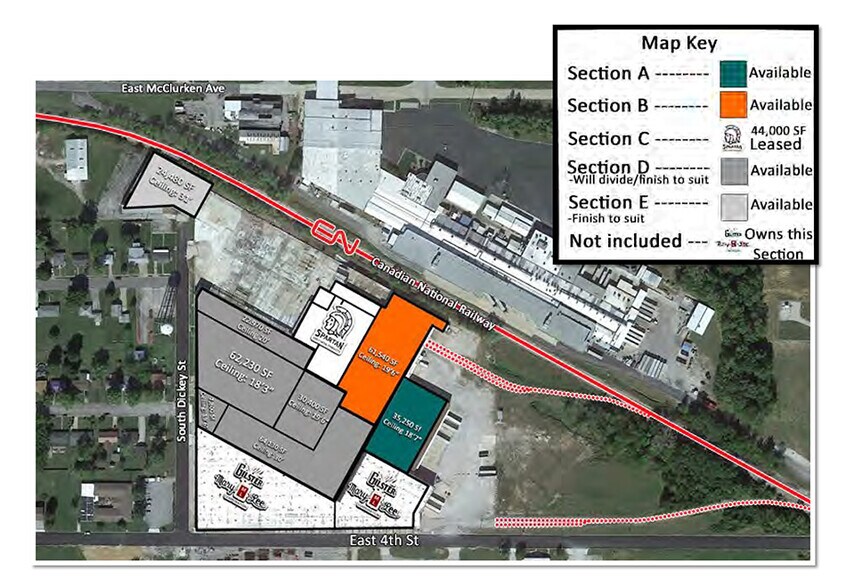 More Photos Of South Dickey St, Sparta Manufacturing For Lease