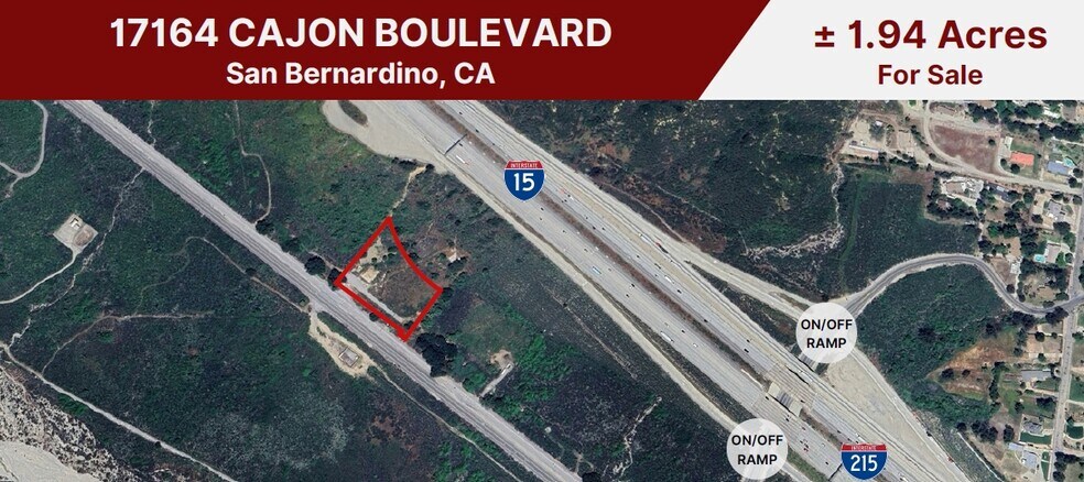Primary Photo Of 17164 Cajon Blvd, San Bernardino Land For Sale