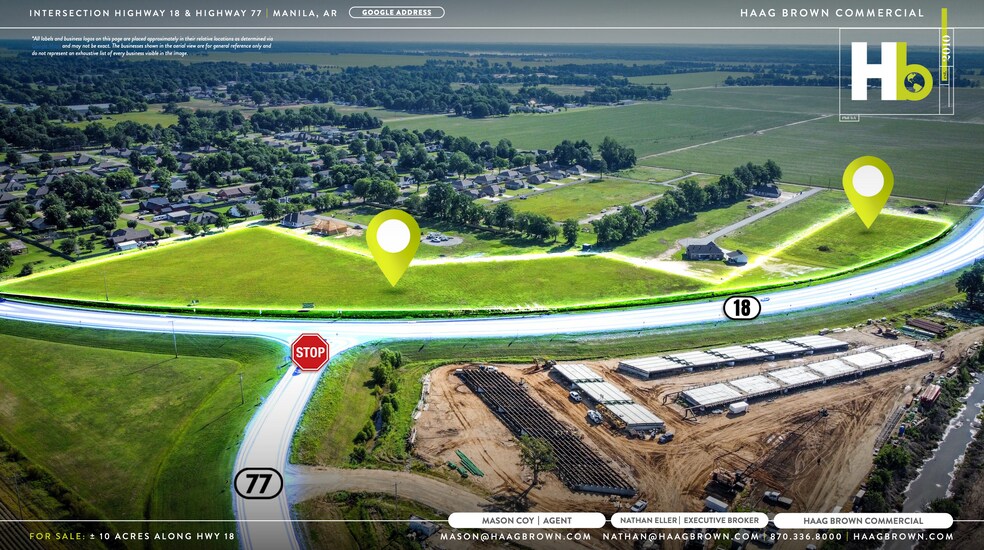 More Photos Of Hwy 18 Intersection of Hwy 18 and 77 Hwy, Manila Land For Sale