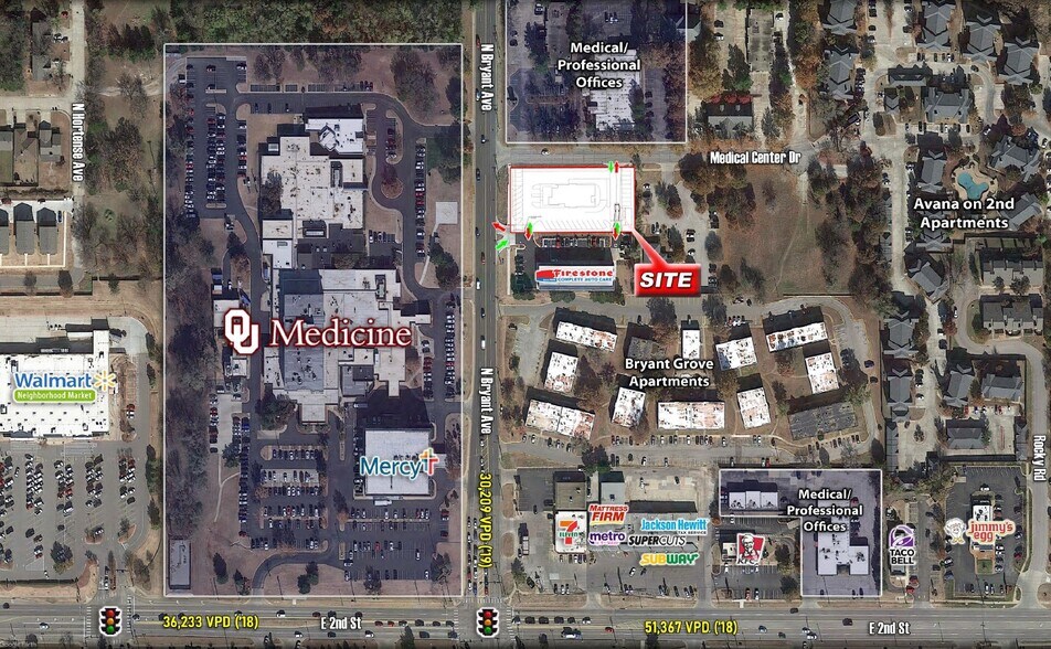 Primary Photo Of 2 N Bryant Ave, Edmond Land For Lease