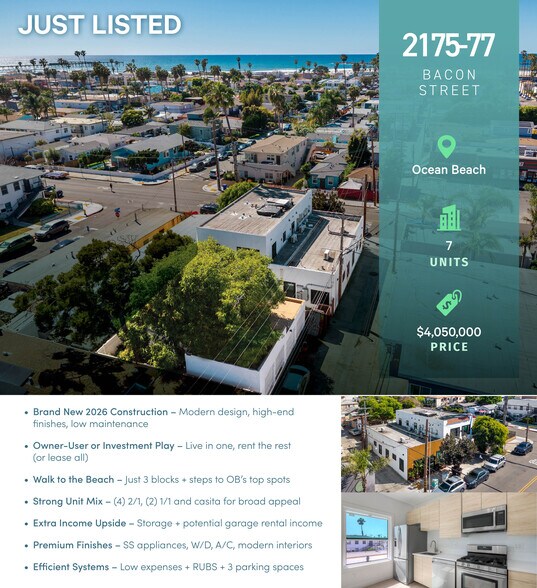 More Photos Of 2175-2177 Bacon St, San Diego Apartments For Sale