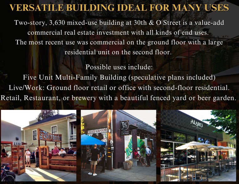 More Photos Of 3001-3003 O St, Sacramento Storefront Retail Residential For Sale