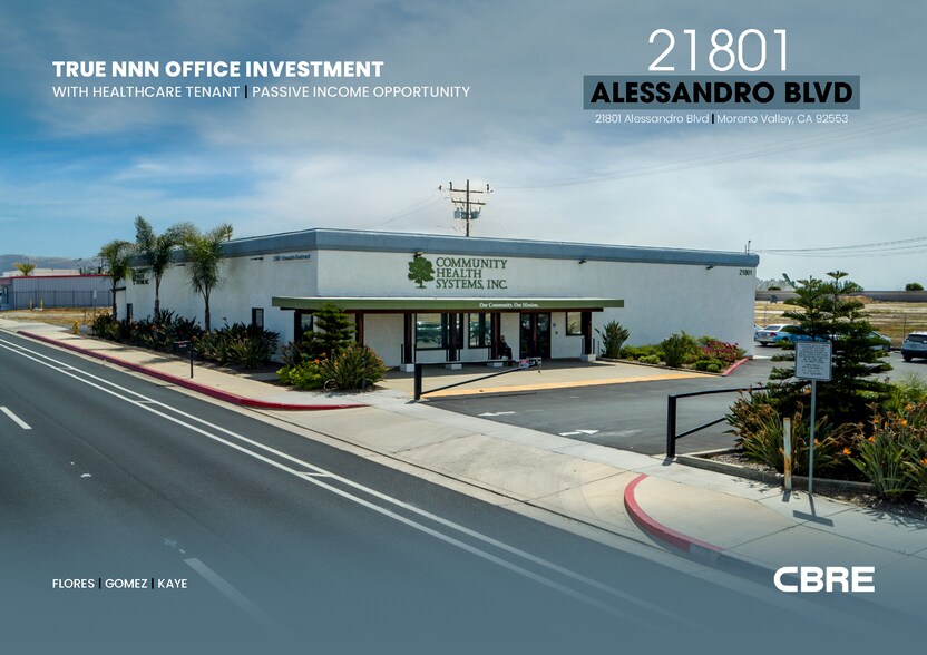 Primary Photo Of 21801 Alessandro Blvd, Moreno Valley Office For Sale