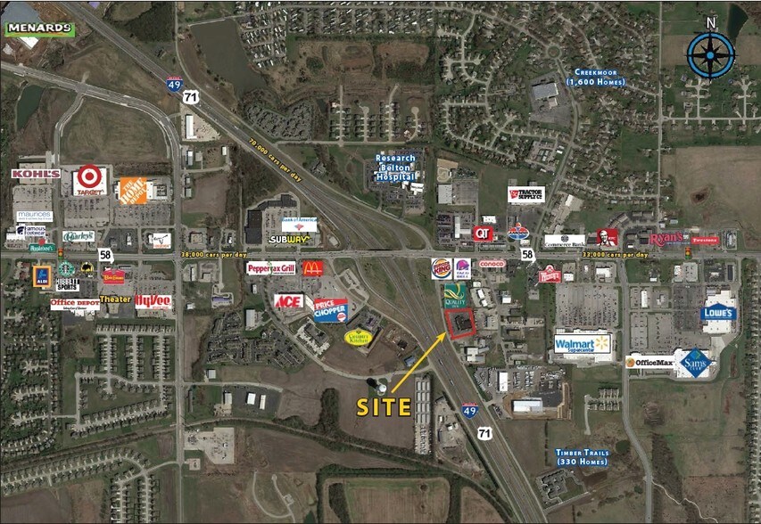 More Photos Of 17207 S US Highway 71, Belton Freestanding For Lease