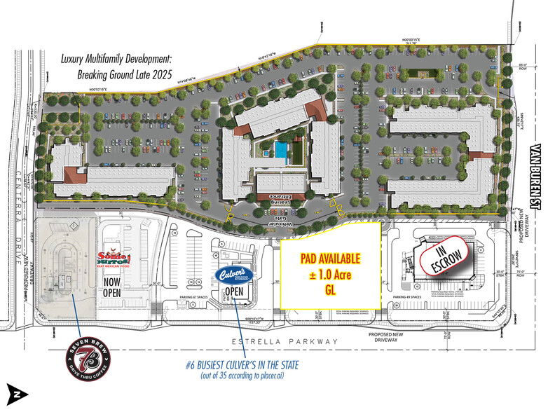 Primary Photo Of SWC Estrella Pkwy & Van Buren St, Goodyear Land For Lease