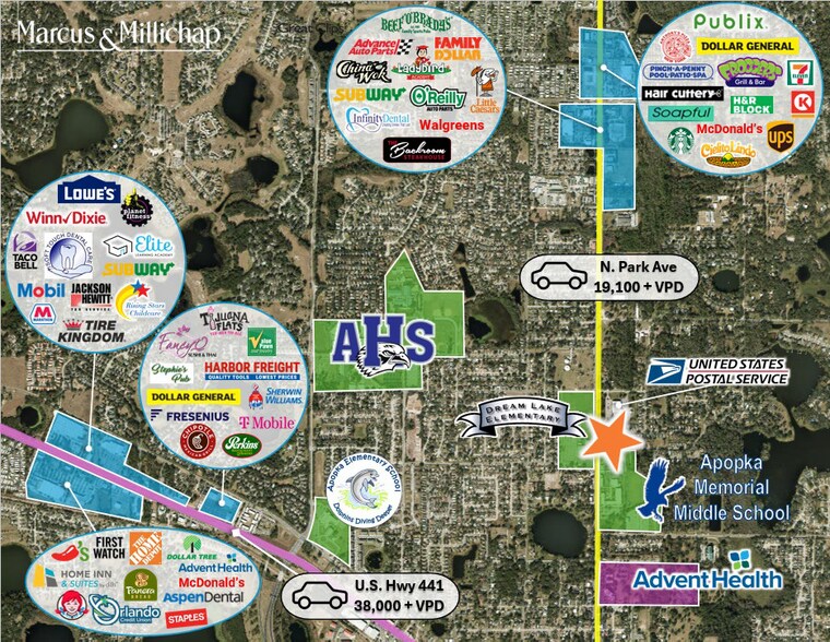 More Photos Of 515 N Park Ave, Apopka Storefront Retail Office For Lease