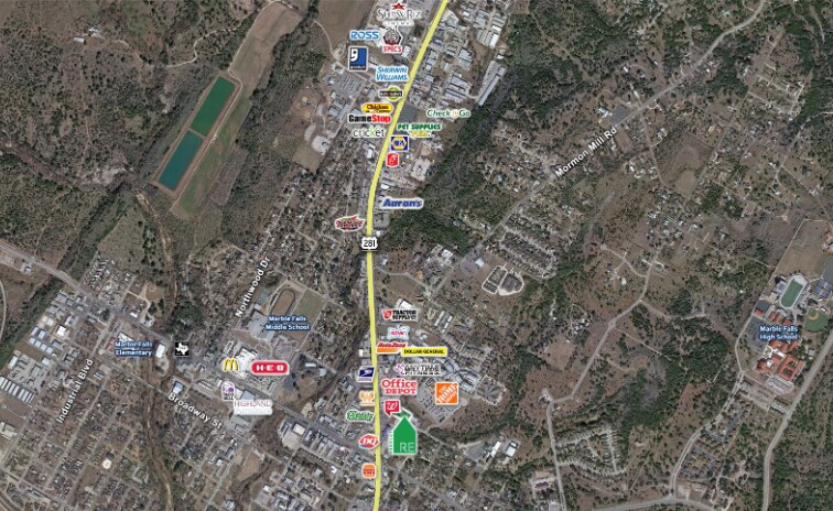 More Photos Of 809 12th St, Marble Falls Freestanding For Lease