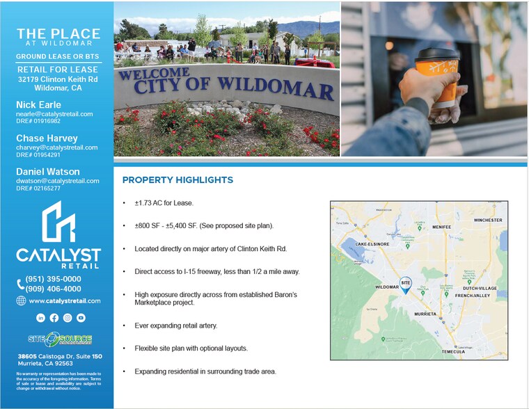 More Photos Of 32179 Clinton Keith Rd, Wildomar Land For Lease