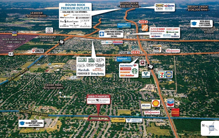 More Photos Of 1301 N Lakeline Blvd, Cedar Park Schools For Lease