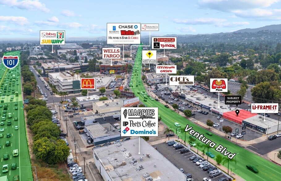 More Photos Of 18934 Ventura Blvd, Tarzana General Retail For Lease
