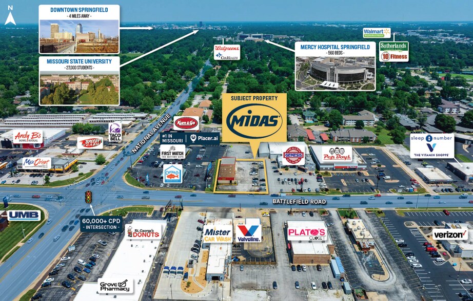 More Photos Of 1237 E Battlefield Rd, Springfield Auto Repair For Sale