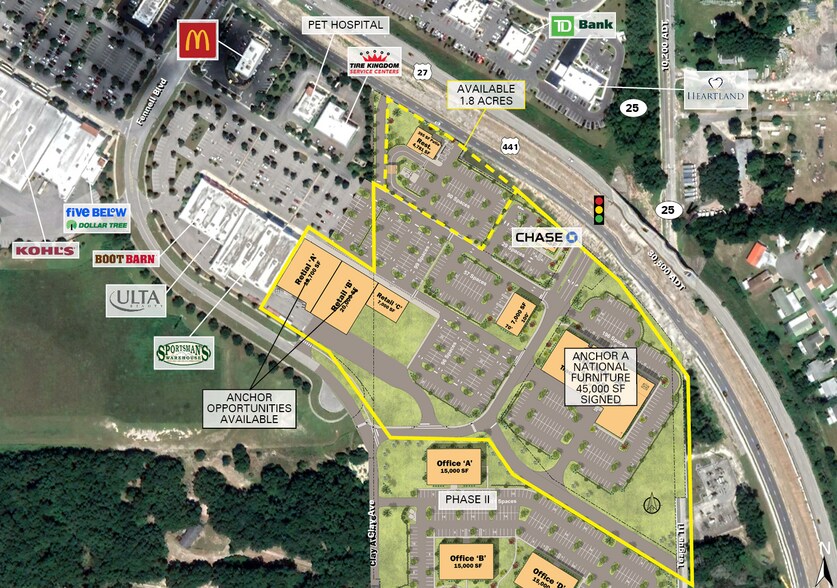 More Photos Of SWC US 441 hwy @ SR 25, Lady Lake General Retail For Lease