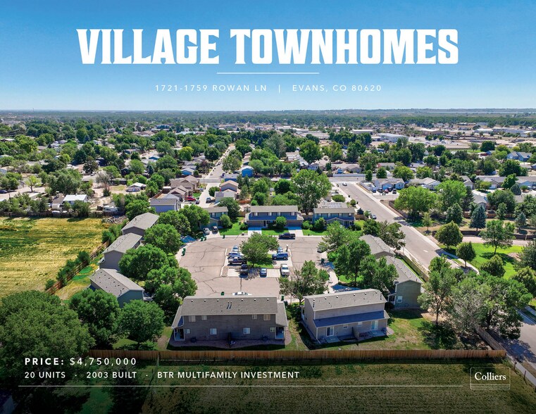Primary Photo Of 1721-1759 Rowan Ln, Evans Apartments For Sale